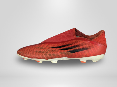 adidas X Speedflow .3 Laceless FG Meteorite - Red/Core Black/Solar Red