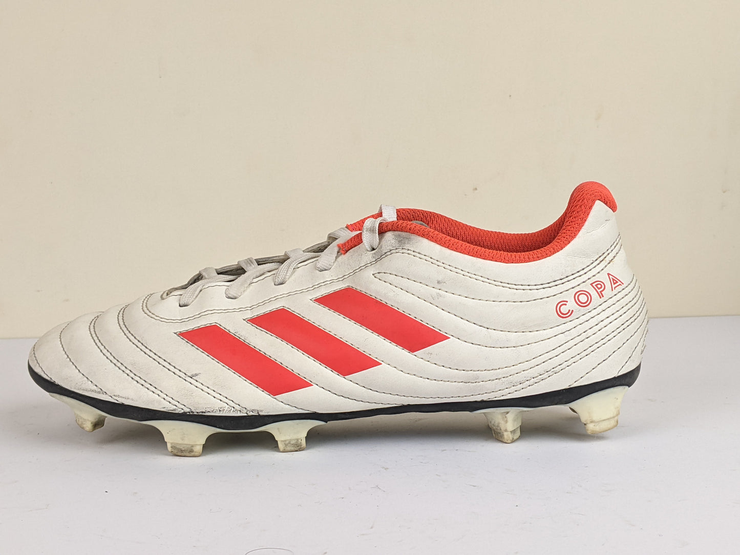 adidas Copa 19.3 FG Initiator - Off White/Solar Red/Core Black