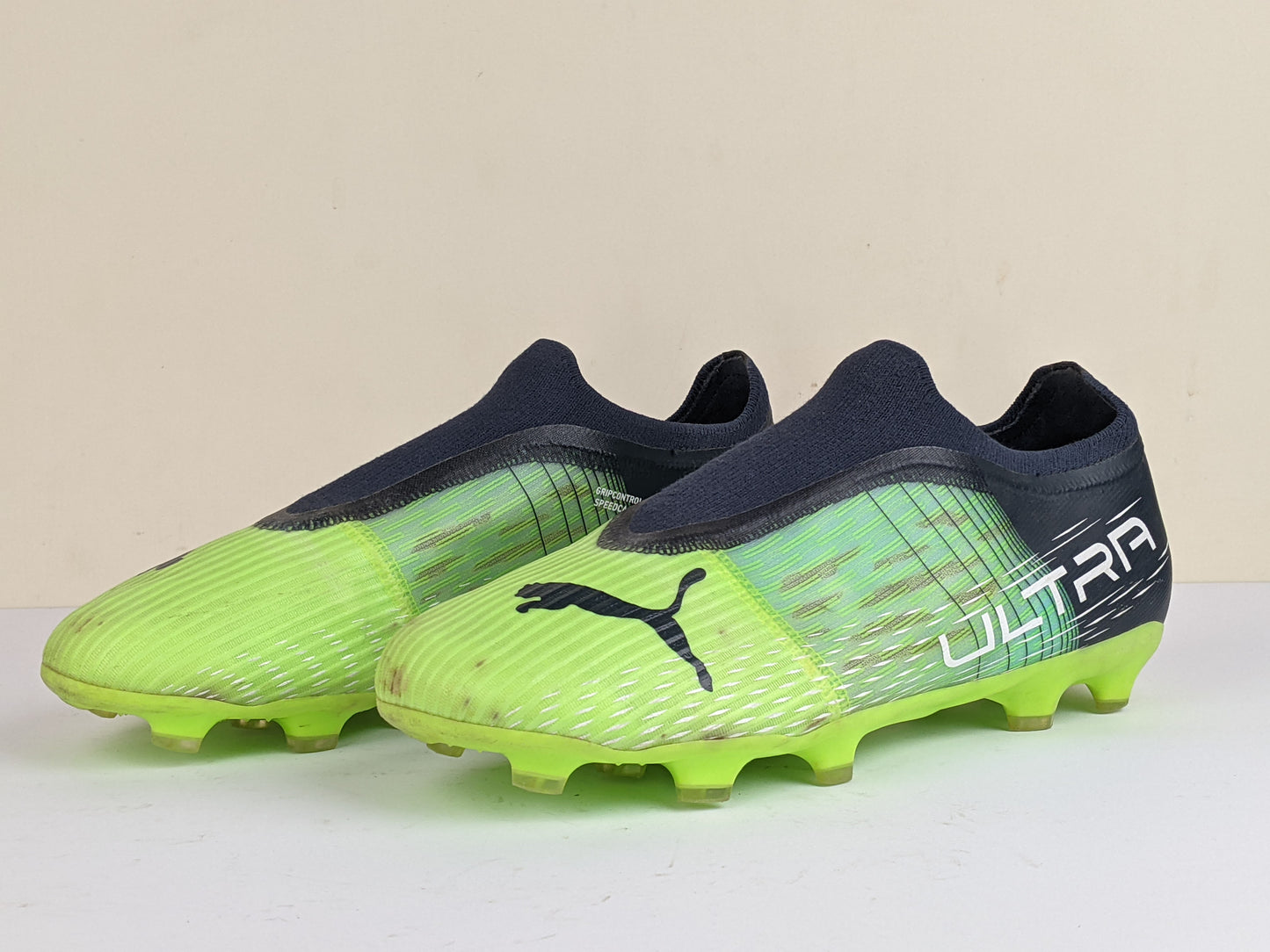 PUMA Ultra 3.3 FG/AG Under The Lights - Green Glare/Elektro Aqua/Spellbound Kids