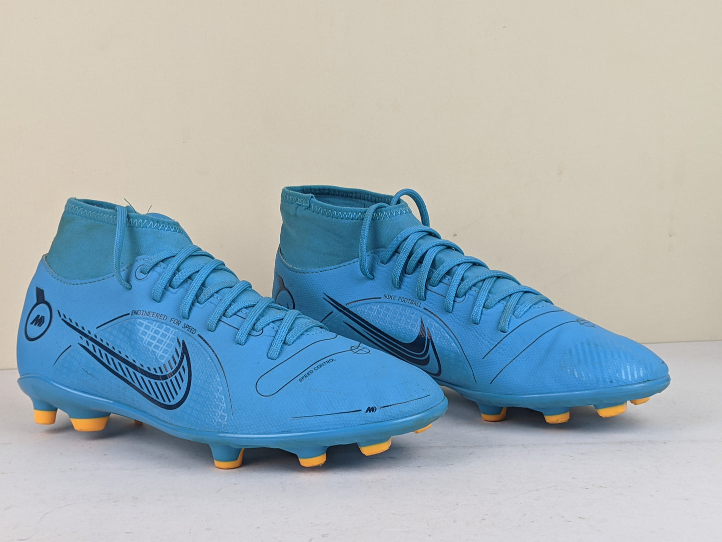 Nike Mercurial Superfly 8 Club MG Blueprint - Chlorine Blue/Laser Orange