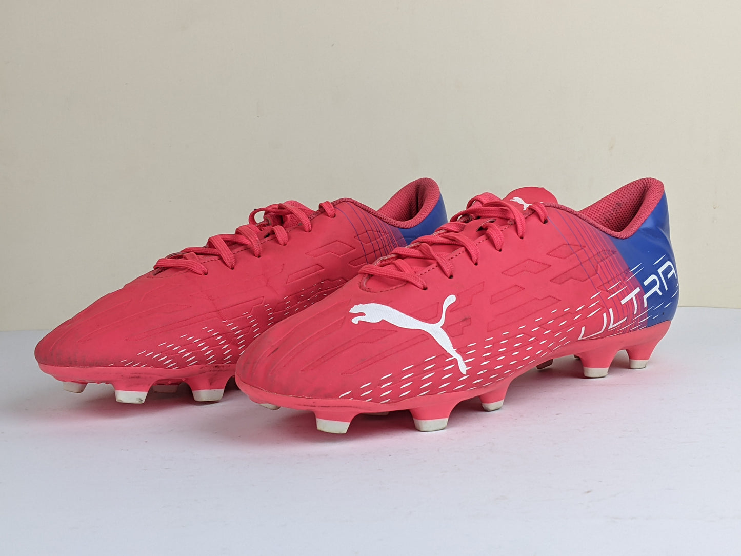 PUMA Ultra 4.3 FG/AG Faster Football - Sunblaze/PUMA White