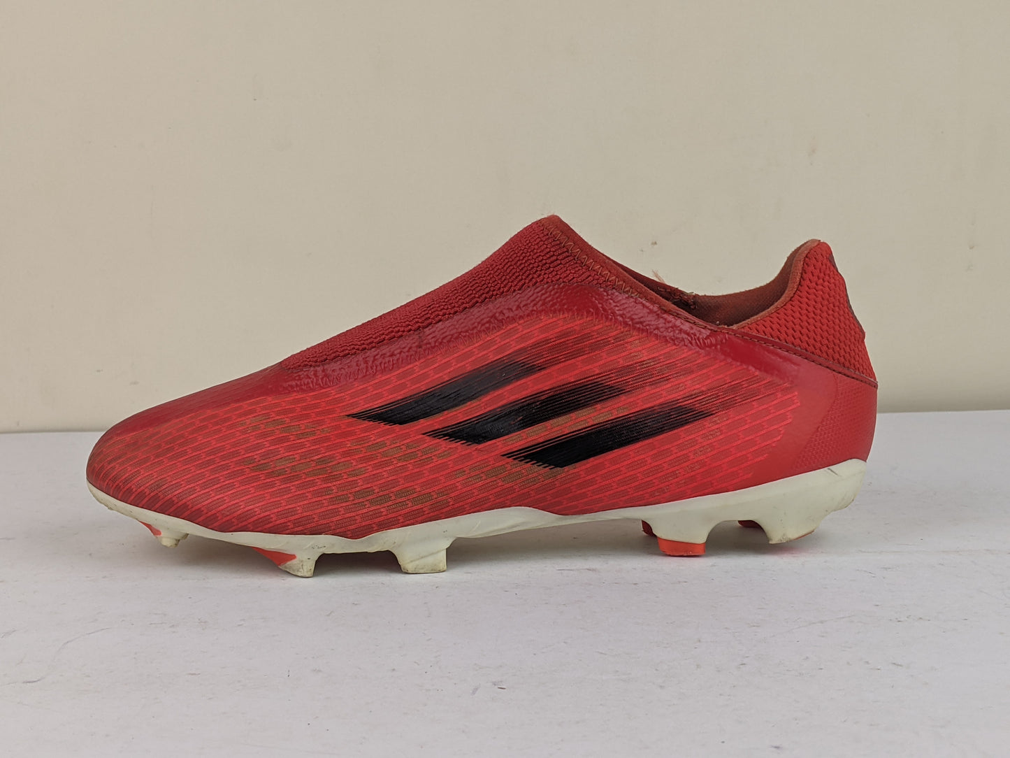 adidas X Speedflow .3 Laceless FG Meteorite - Red/Core Black/Solar Red