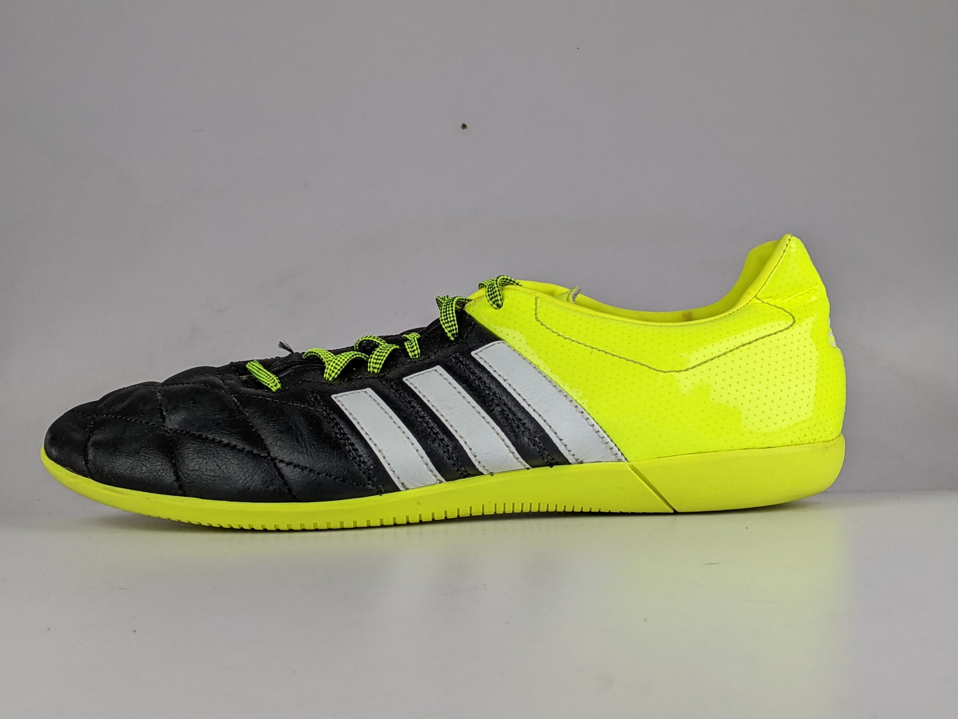 adidas Ace 15.3 IN 'Black/Green' (Slightly Damaged)