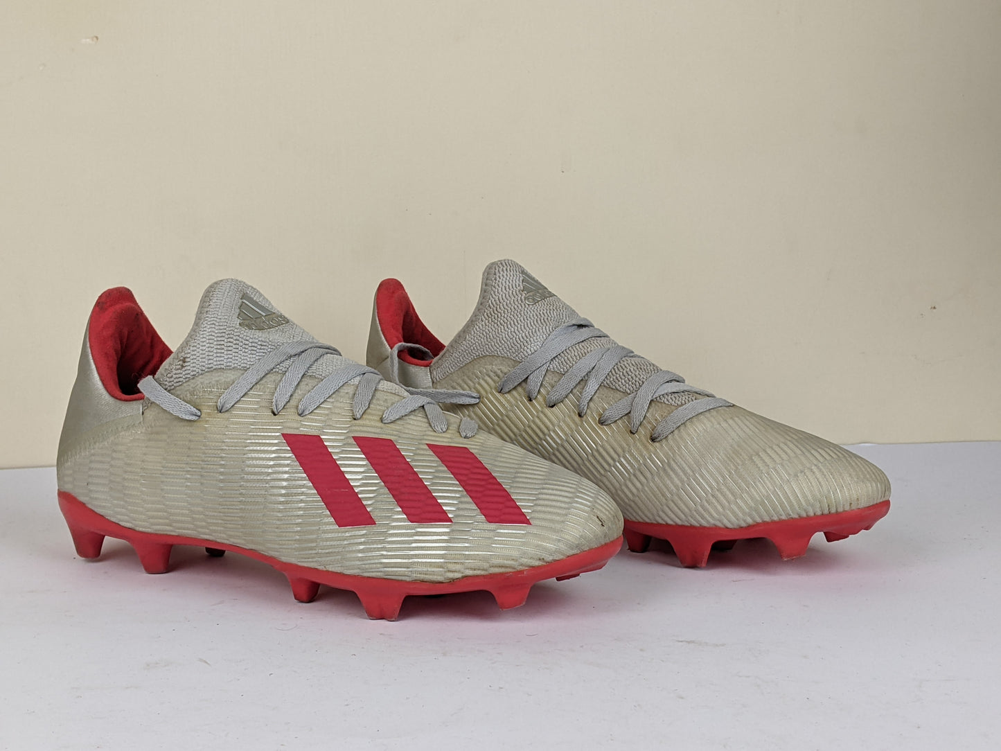 adidas X 19.3 FG/AG 302 Redirect - Silver Metallic/High Risk Red