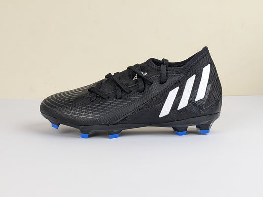 adidas Predator Edge .3 FG Shadowportal - Core Black/Footwear White/Vivid Red Kids (Brand New)