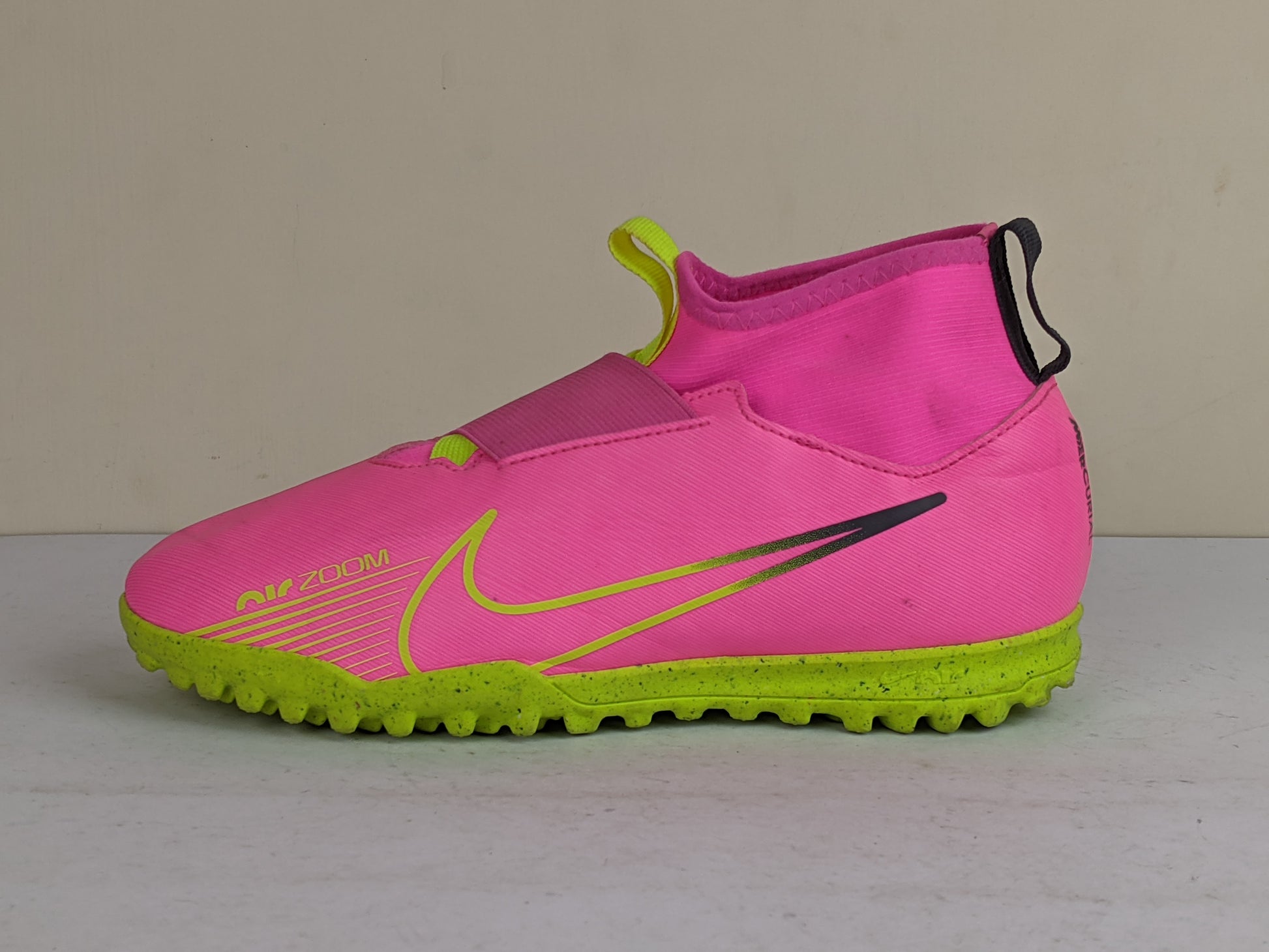 Nike Air Zoom Mercurial Superfly 9 Academy TF Luminous - Pink Blast/Volt/Gridiron Kids