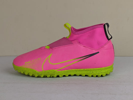 Nike Air Zoom Mercurial Superfly 9 Academy TF Luminous - Pink Blast/Volt/Gridiron Kids