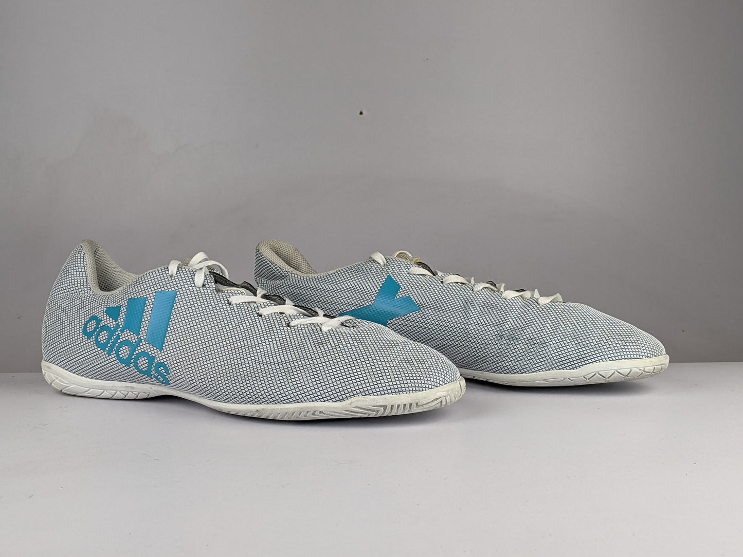 adidas X 17.4 IN 'White/Aqua