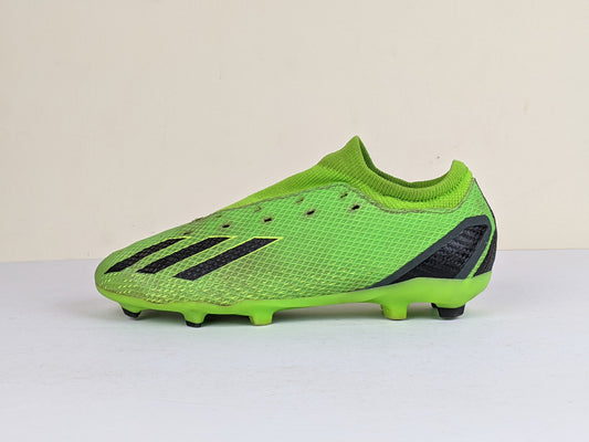 adidas X Speedportal .3 FG Game Data - Solar Green/Core Black/Solar Yellow Kids (Slightly Damaged)