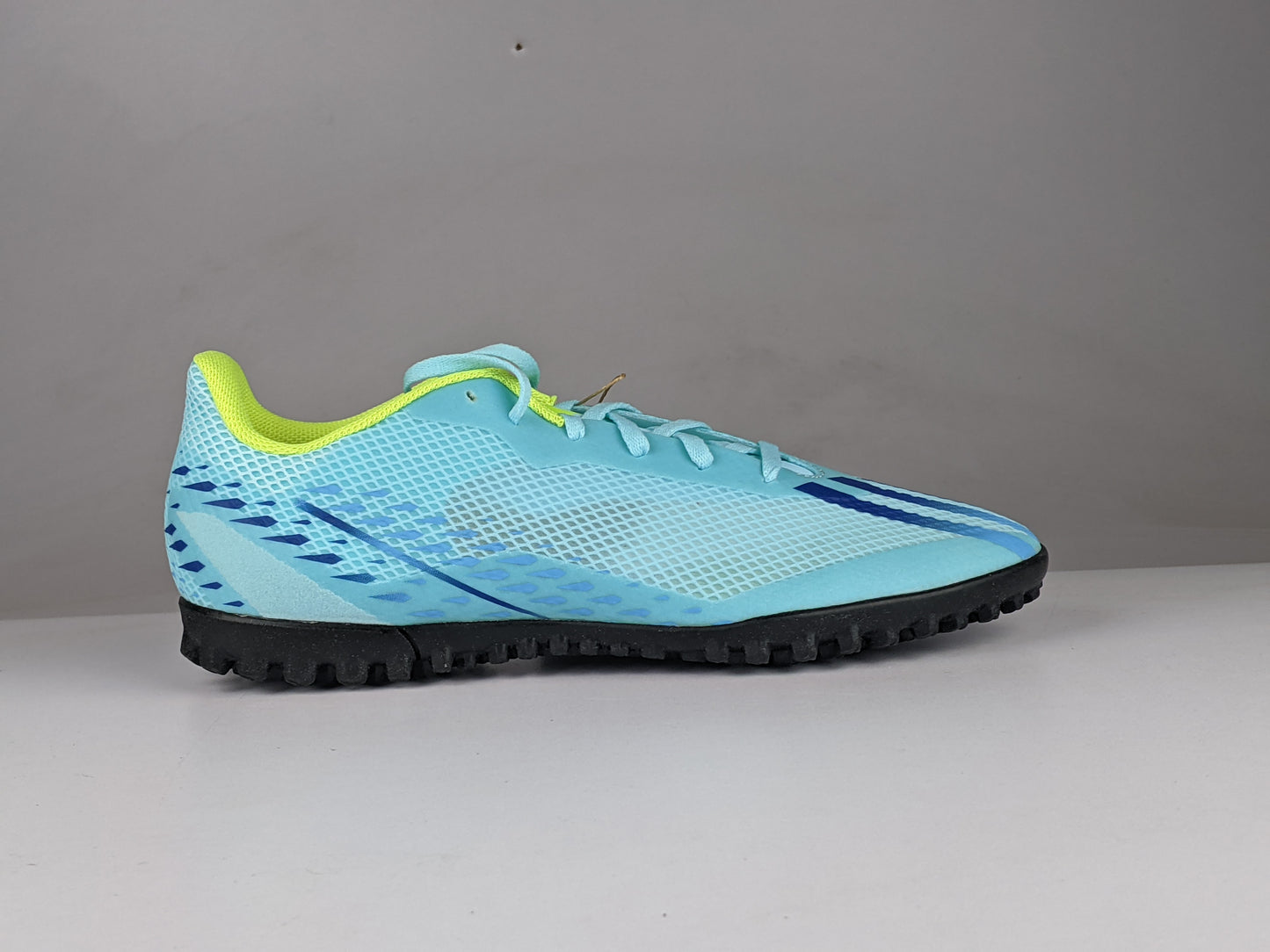 adidas X Speedportal .4 TF Al Rihla - 'Clear Aqua/Power Blue/Solar Yellow'