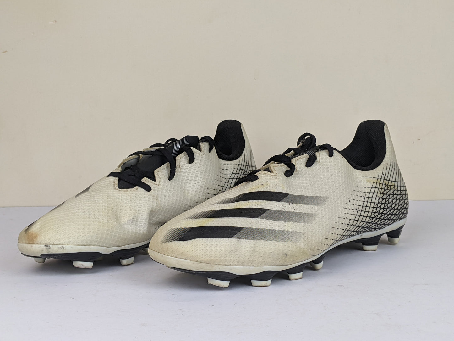 adidas X Ghosted .4 FG/AG Inflight - Footwear White/Core Black/Silver Metallic