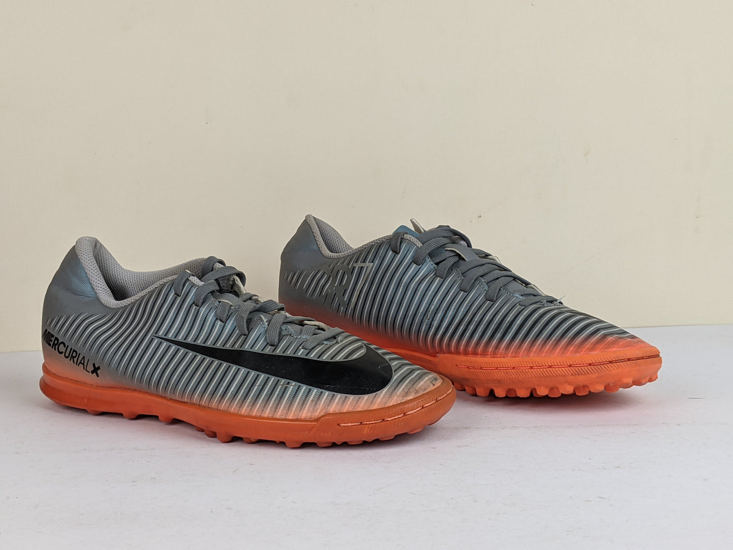 Nike MercurialX Vortex III CR7 TF  'Grey/Orange