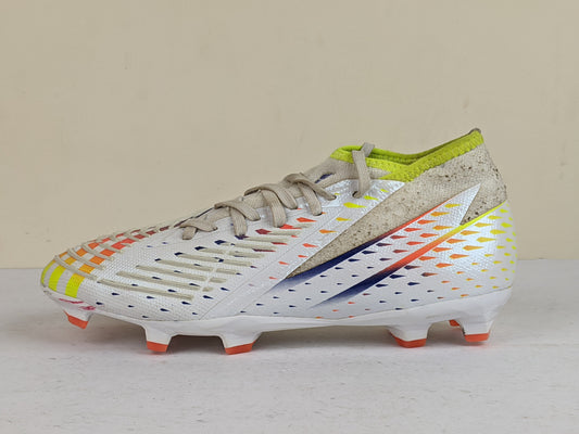 adidas Predator Edge .2 FG Al Rihla - Footwear White/Solar Yellow/Power Blue