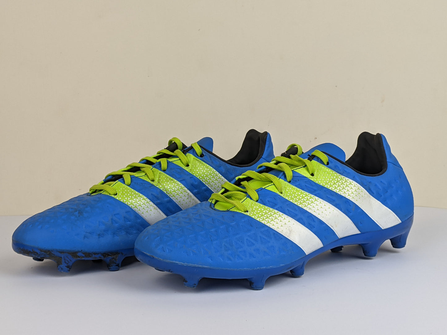 adidas ACE 16.3 FG/AG Shock Blue/Semi Solar Slime/White