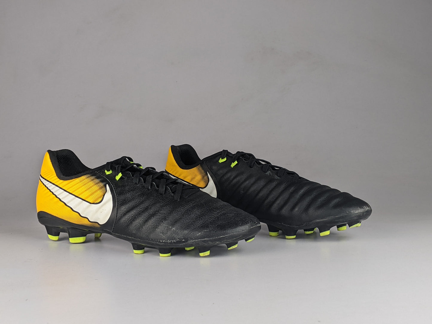 Nike Tiempo Ligera IV FG 'Black/Yellow