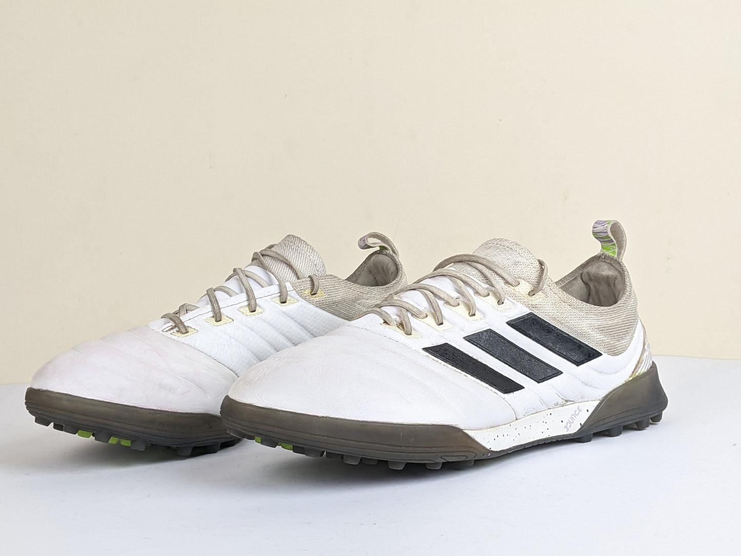 adidas Copa 20.1 TF Uniforia - Footwear White/Core Black/Signal Green