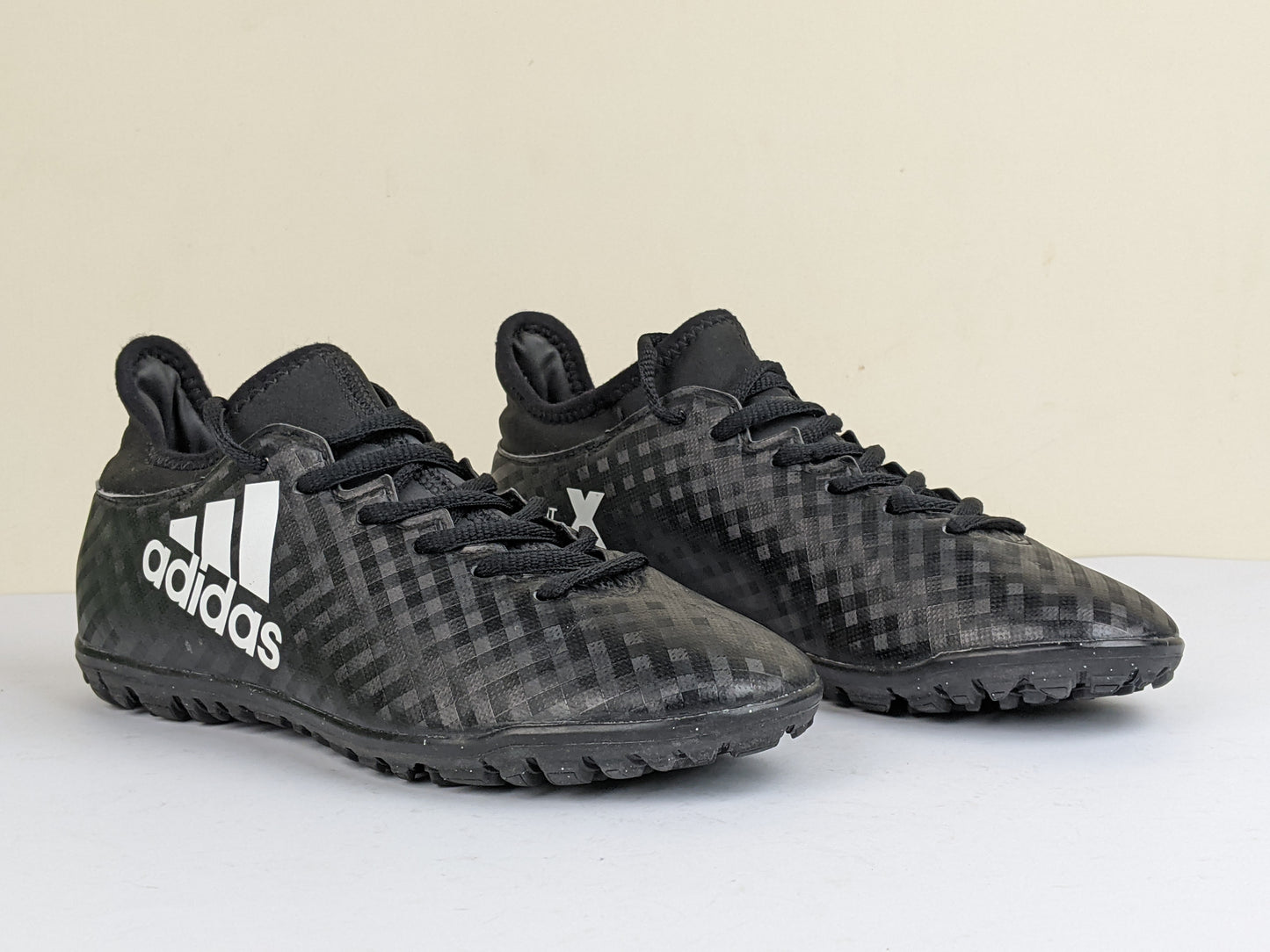 adidas X 16.3 TF Chequered Black - Core Black/Feather White