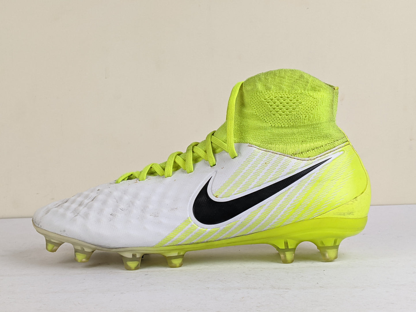 Nike Magista Orden II DF FG Motion Blur - White/Volt/Pure Platinum