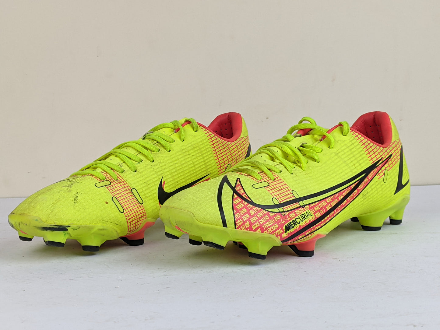 Nike Mercurial Vapor 14 Academy MG Motivation - Volt/Bright Crimson