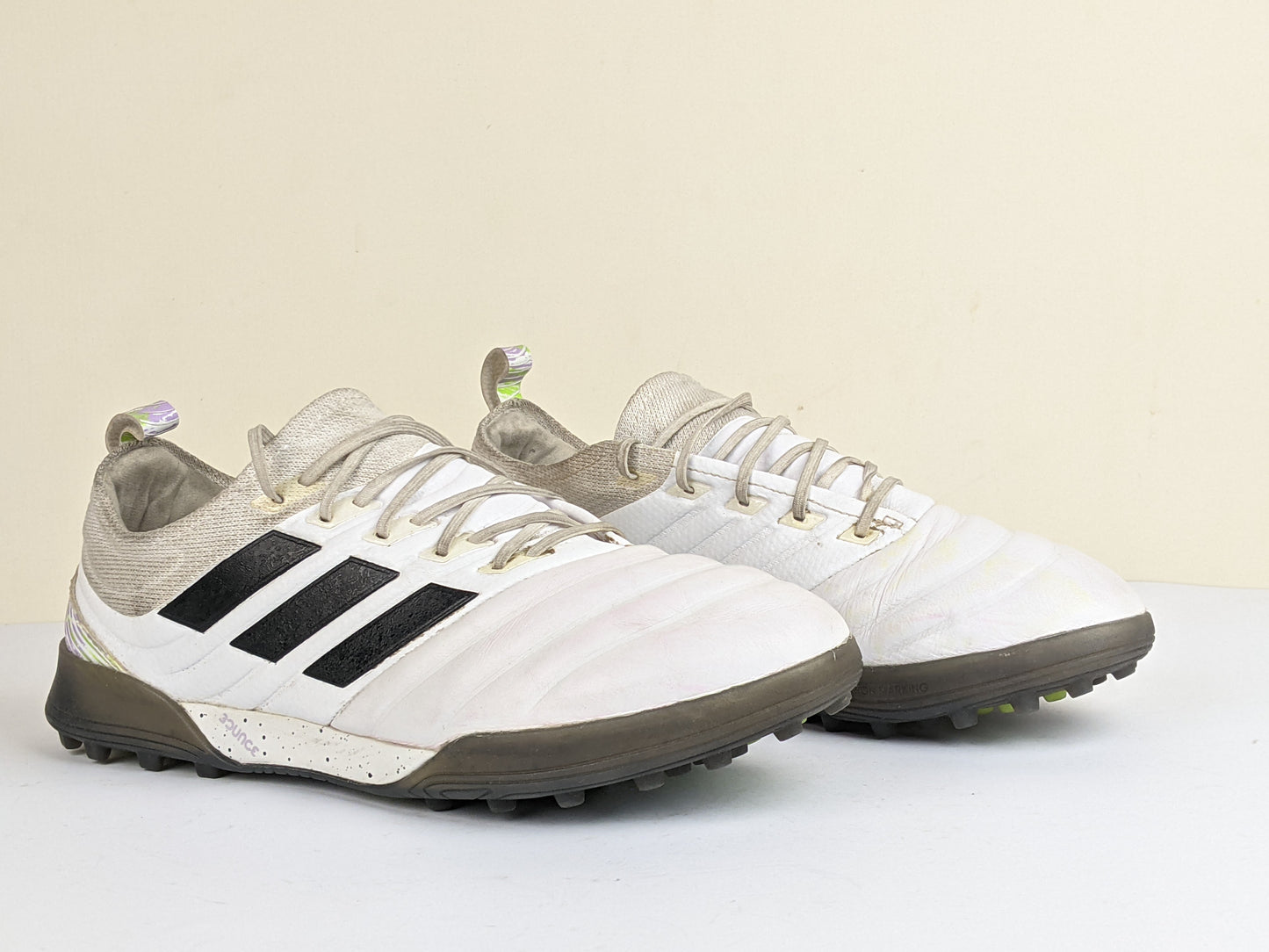 adidas Copa 20.1 TF Uniforia - Footwear White/Core Black/Signal Green