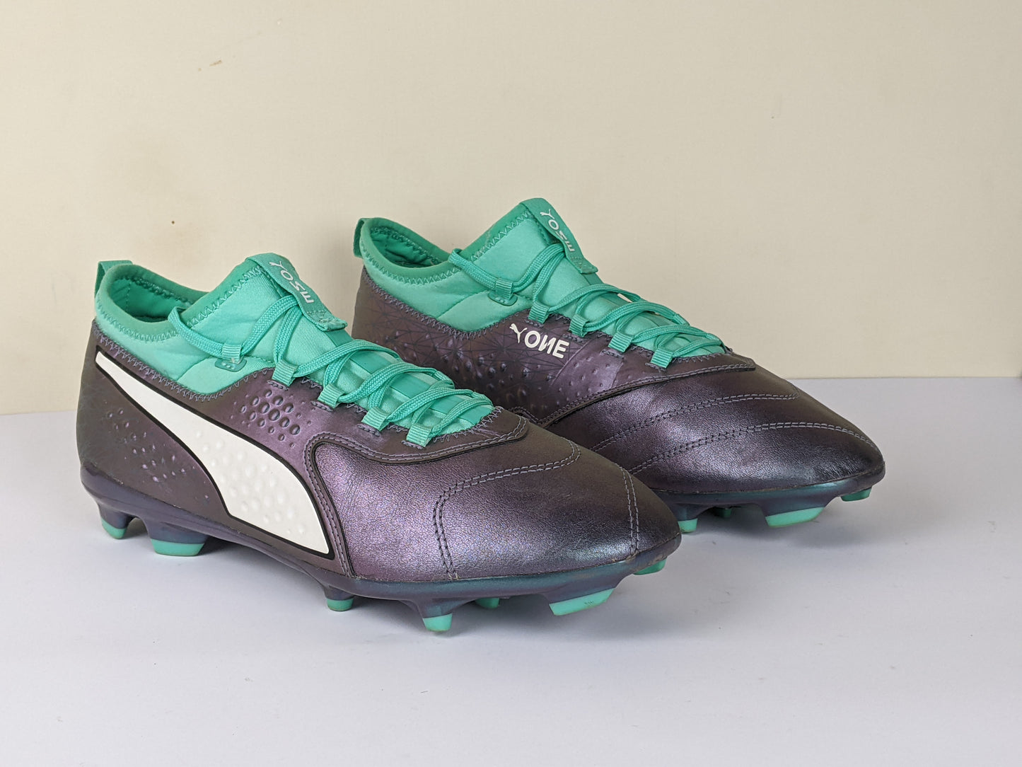 Puma One 3 FG 'Silver/Green