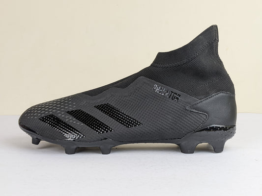 adidas Predator 20.3 Laceless FG/AG Dark Motion - Core Black/Solid Grey