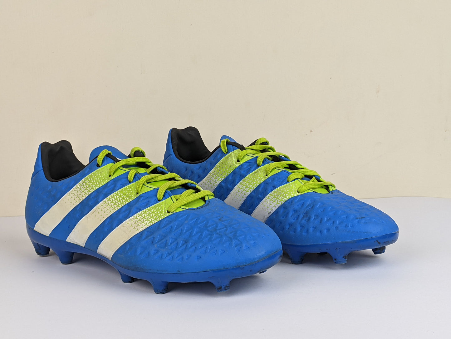 adidas ACE 16.3 FG/AG Shock Blue/Semi Solar Slime/White