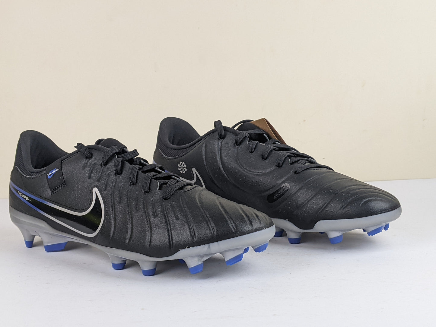 Nike Tiempo Legend 10 Academy MG Shadow - Black/Chrome/Hyper Royal (Brand New)