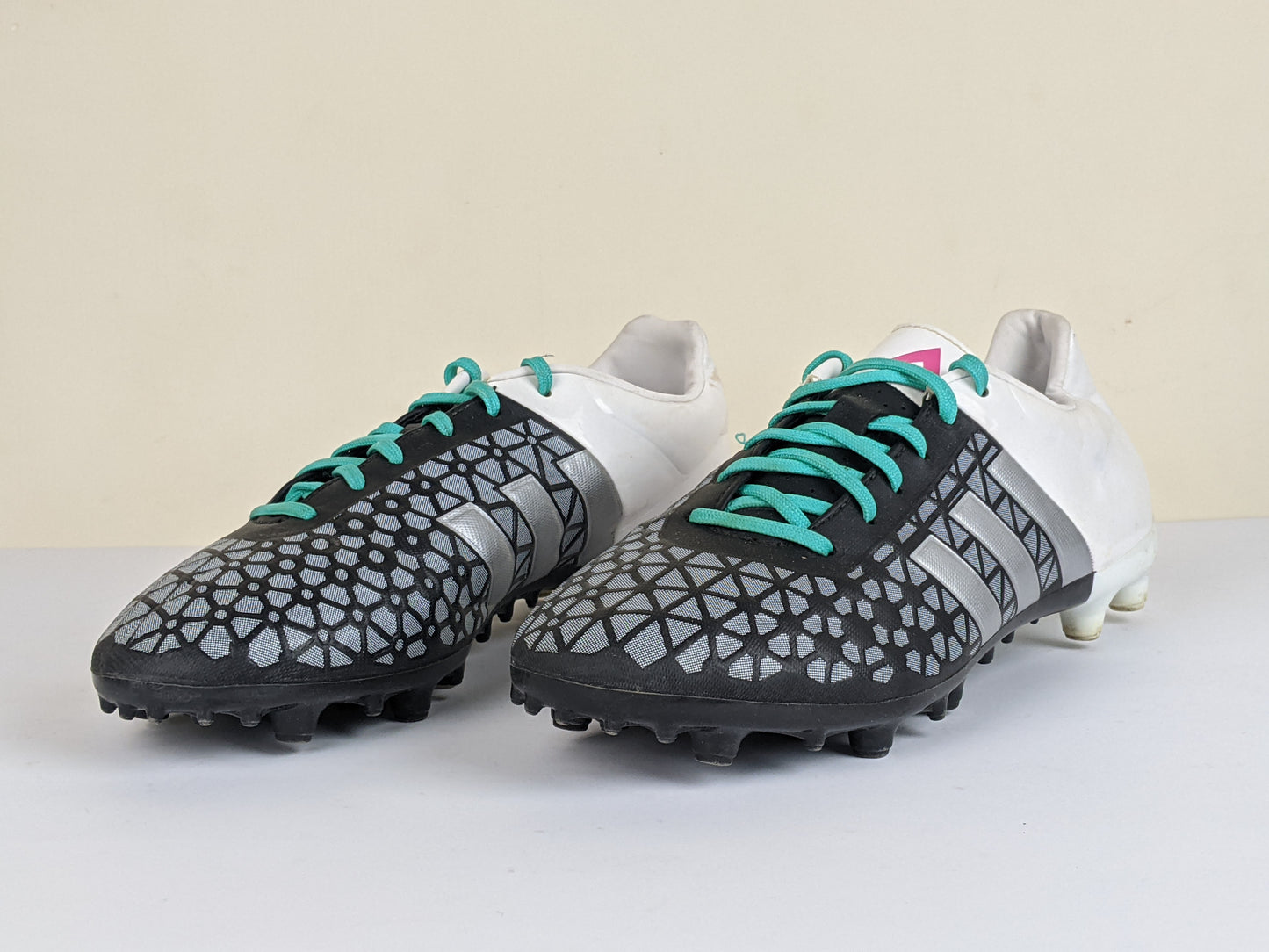 adidas Ace 15.3 FG/AG Core Black/Matte Silver/White