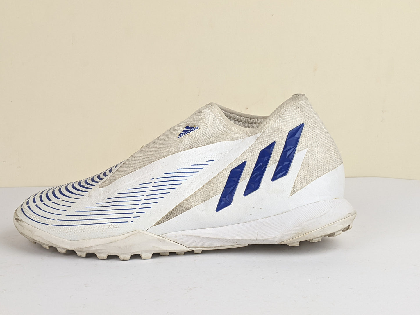 adidas Predator Edge .3 Laceless TF Diamond Edge - Footwear White/Hi-Res Blue