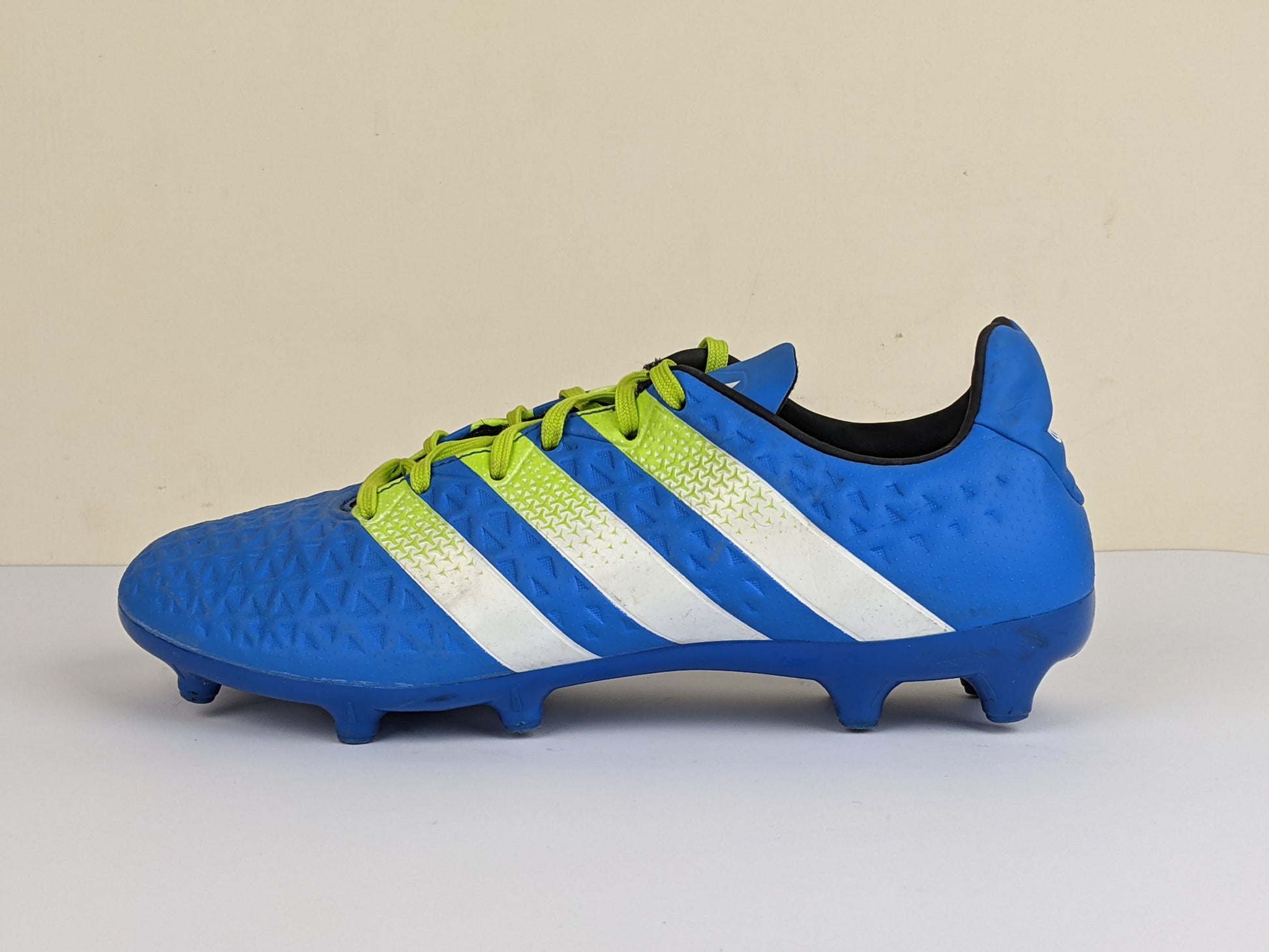 adidas ACE 16.3 FG/AG Shock Blue/Semi Solar Slime/White