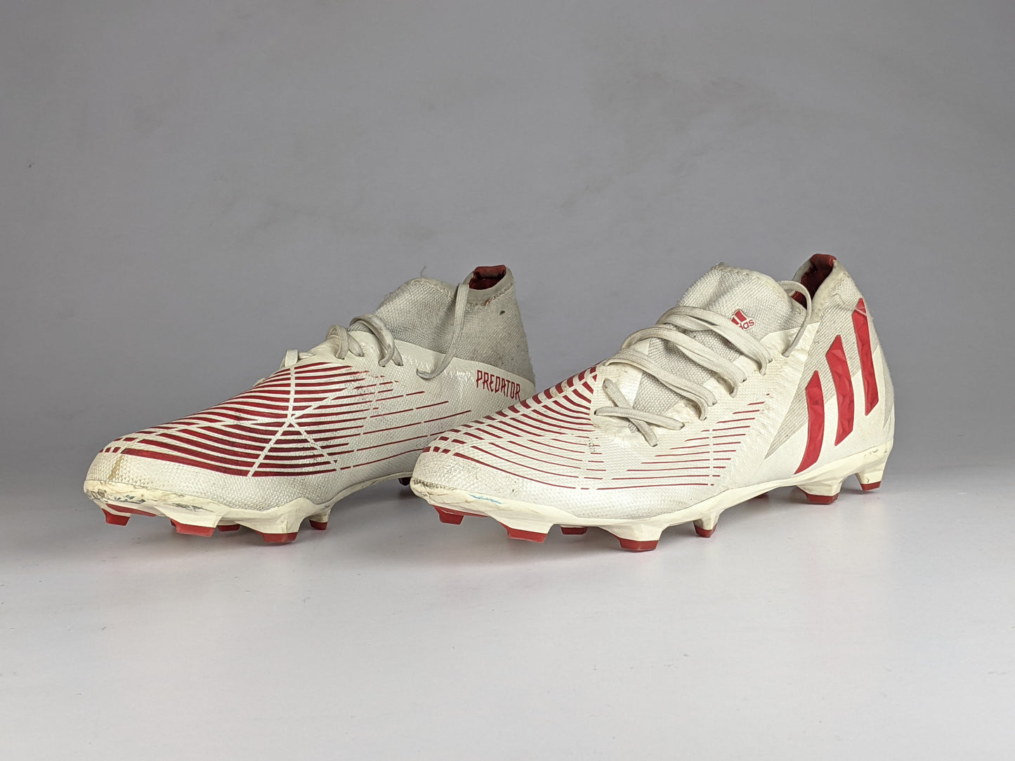 adidas Predator Edge .3 FG Showdown - Off White/Vivid Red/Gold Metallic