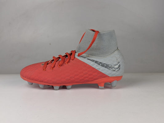 Nike Jr Hypervenom Phantom III Academy AG 'Wolf Grey/Red