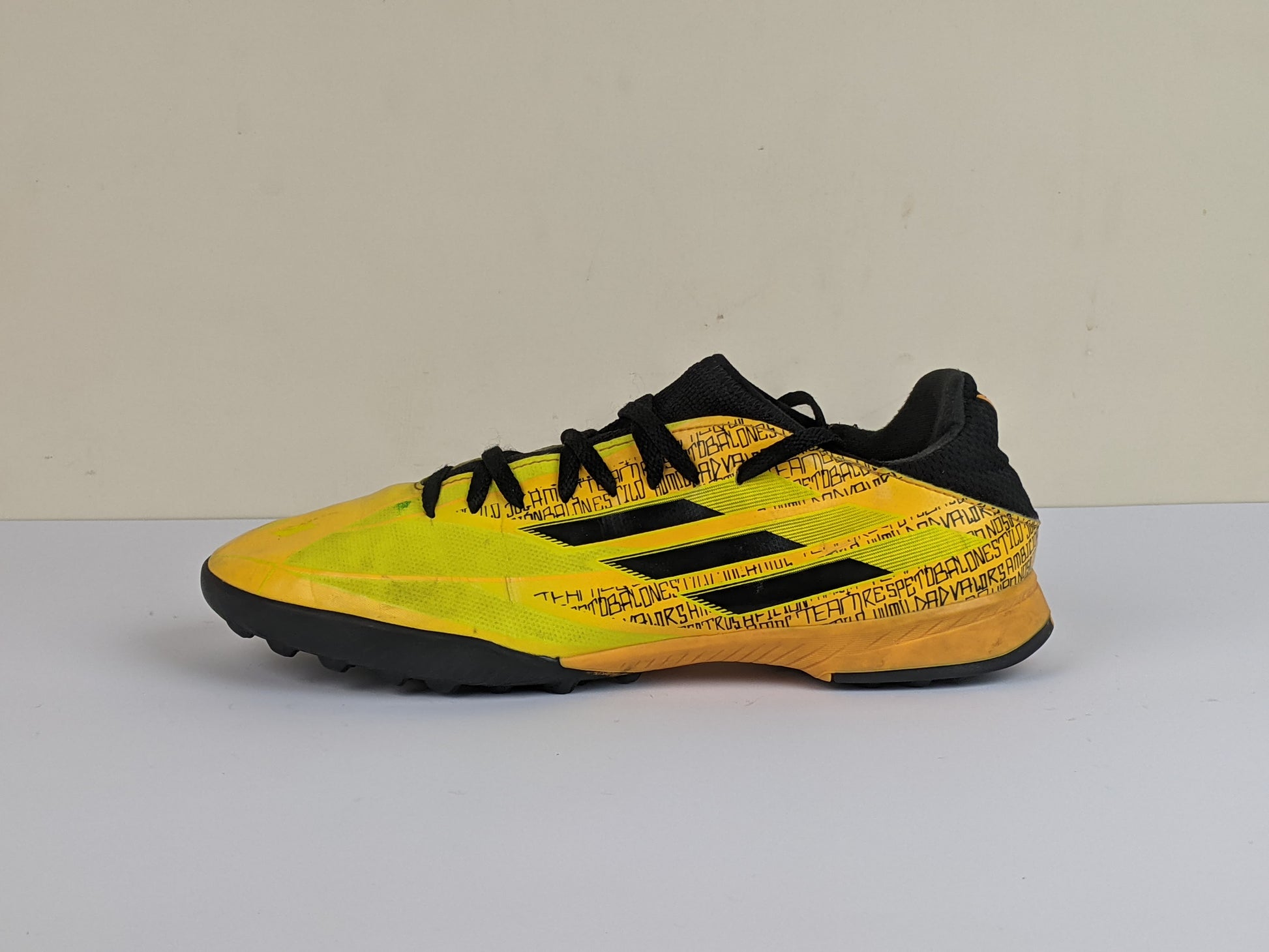 adidas X Speedflow Messi .3 TF Mi Historia - Solar Gold/Core Black/Yellow Kids