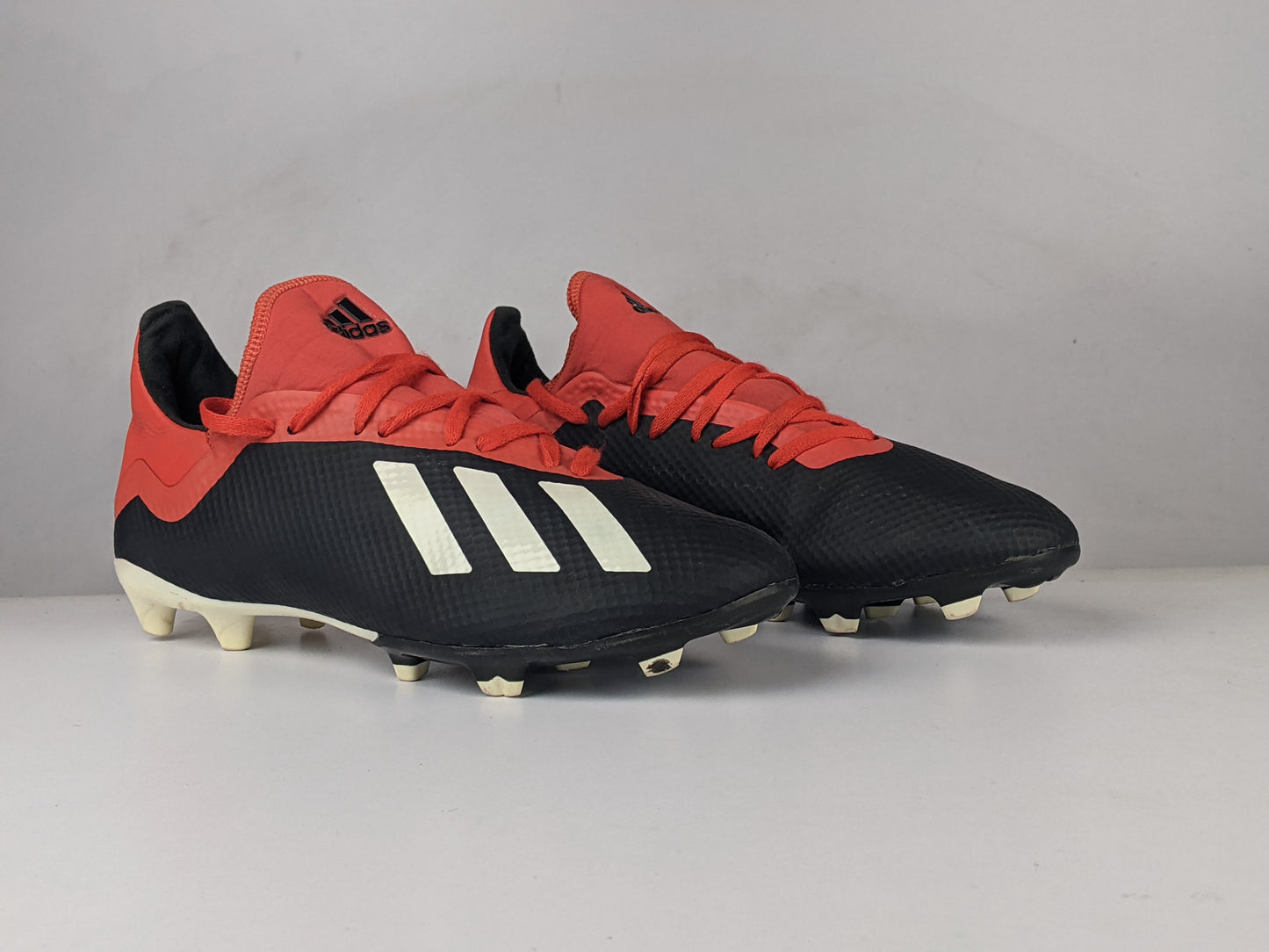 adidas X 18.3 FG/AG Initiator - Core Black/Off White/Action Red