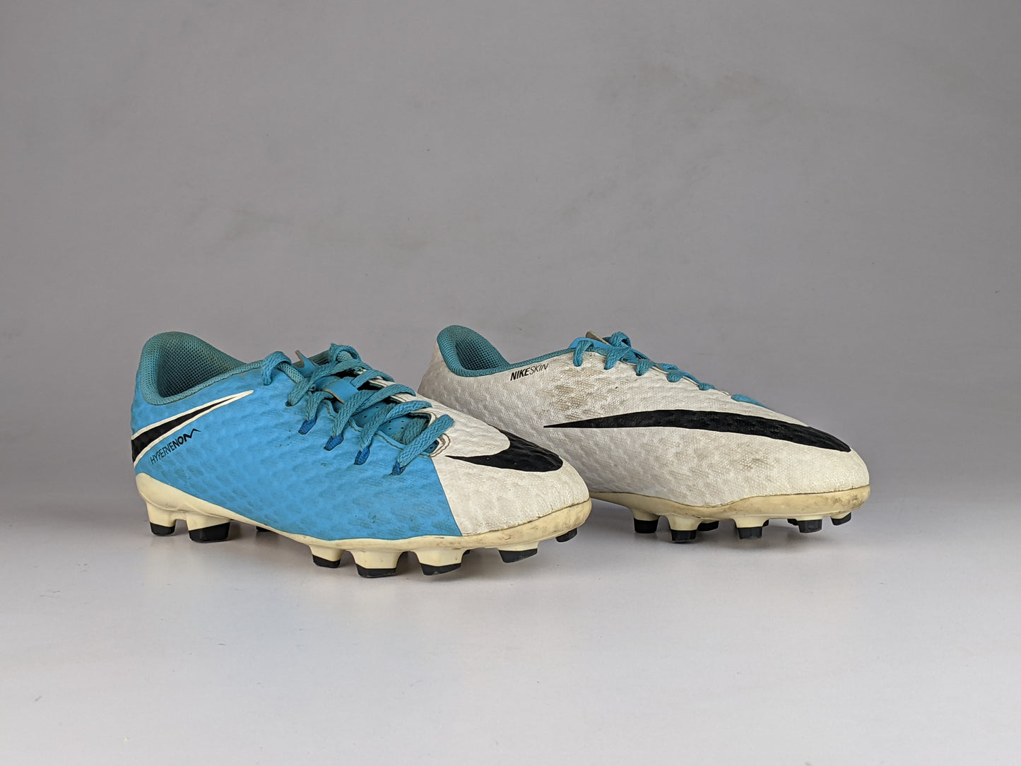 Nike Hypervenom Phelon III FG Jr - White/Blue