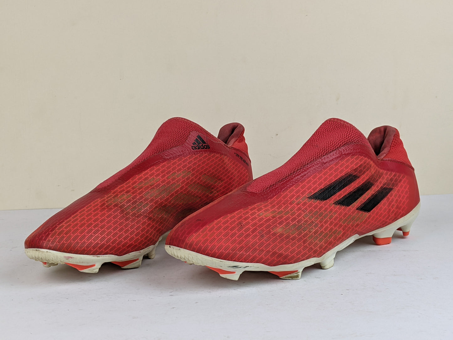 adidas X Speedflow .3 Laceless FG Meteorite - Red/Core Black/Solar Red