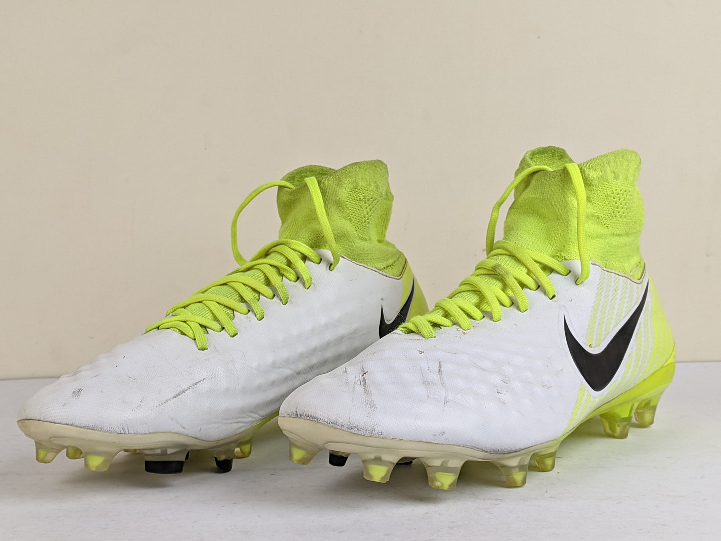 Nike Magista Orden II DF FG Motion Blur - White/Volt/Pure Platinum