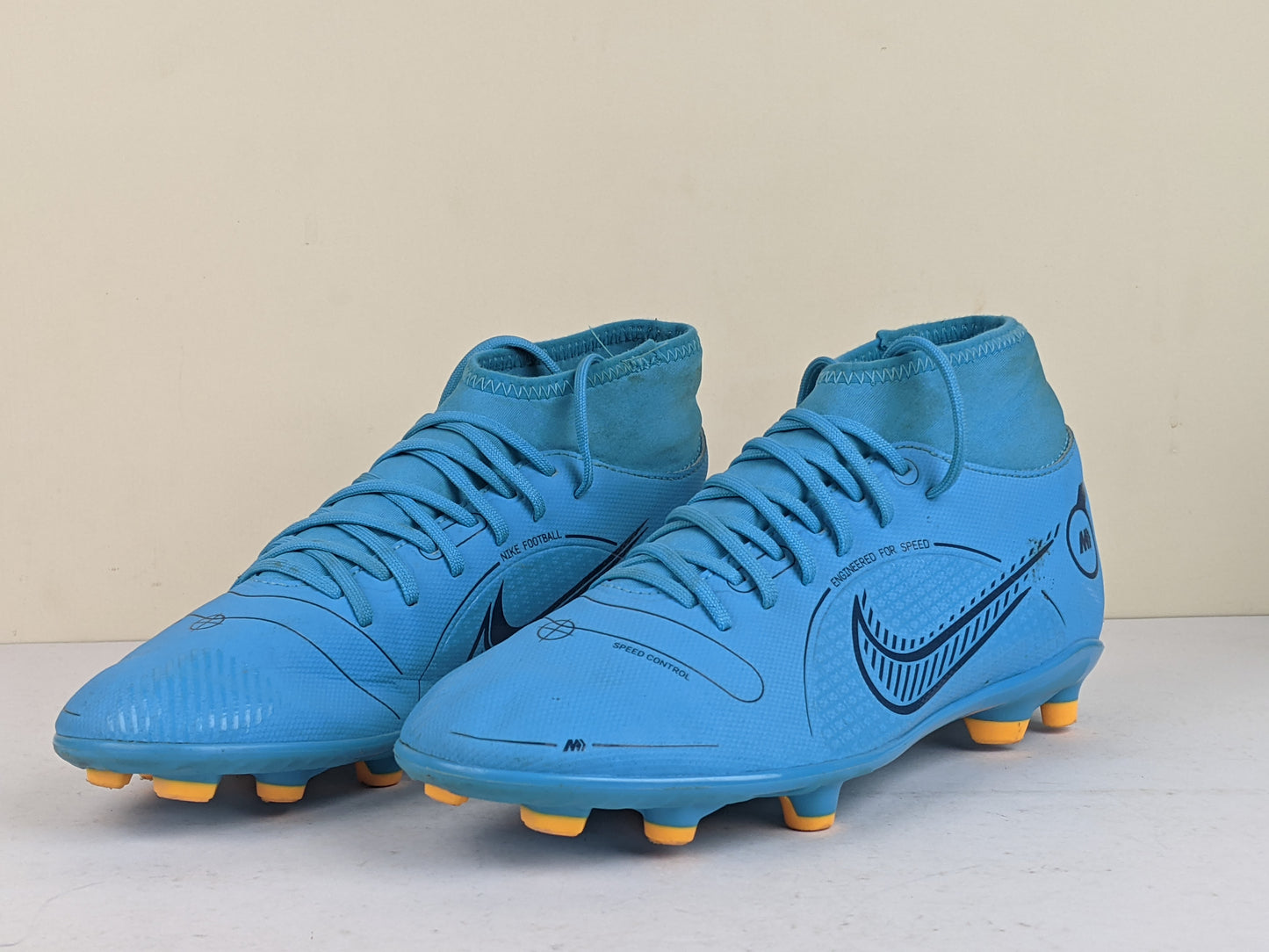 Nike Mercurial Superfly 8 Club MG Blueprint - Chlorine Blue/Laser Orange