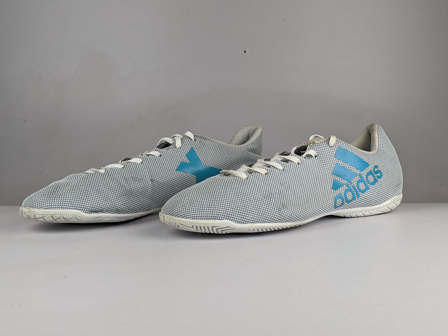 adidas X 17.4 IN 'White/Aqua