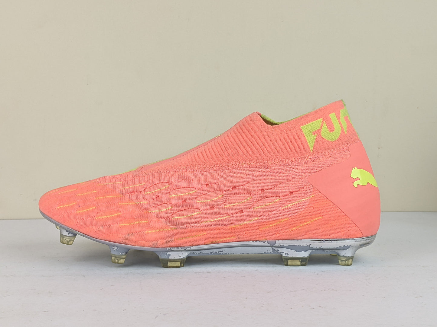 PUMA Future 5.1 Netfit FG/AG Rise - Energy Peach/Fizzy Yellow