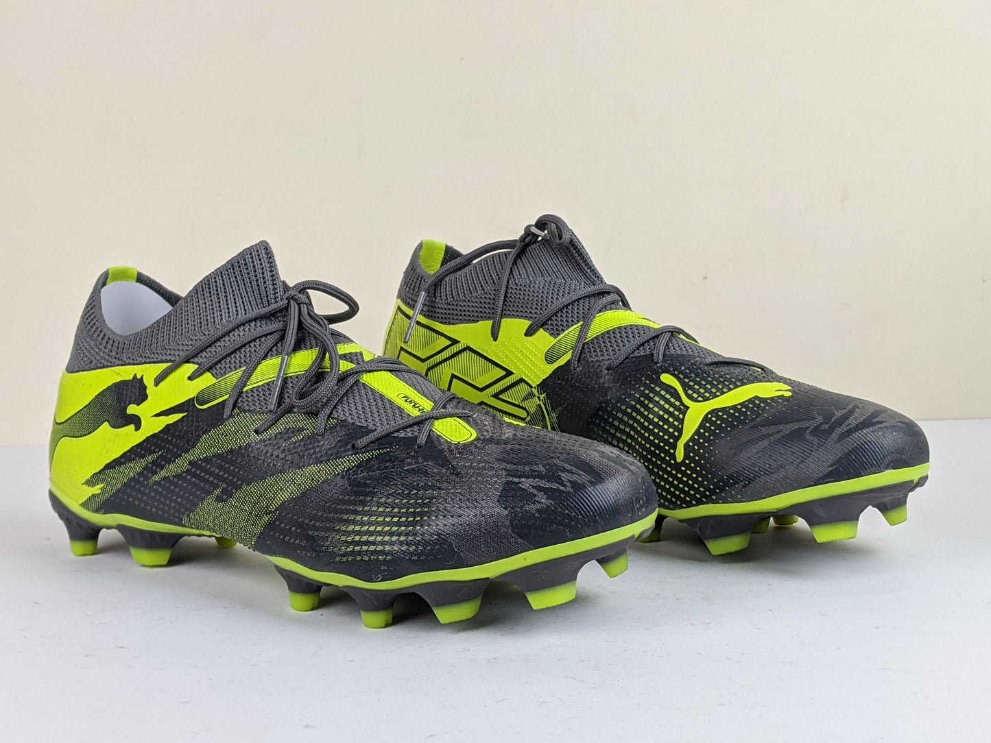 PUMA Future 7 Match FG/AG Rush - Strong Gray/Cool Dark Gray/Electric Lime LIMITED EDITION (New)