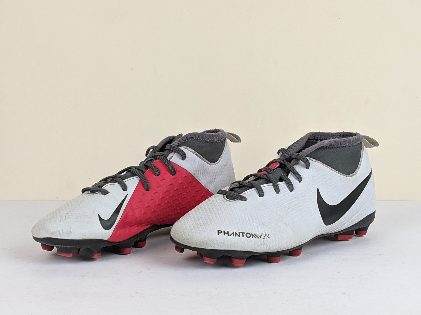 Nike Jr Phantom VSN Club FG 'Grey/Red