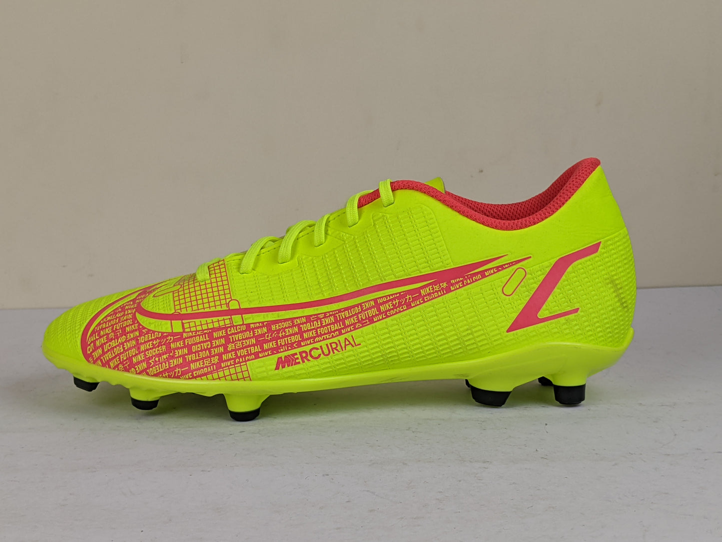 Nike Mercurial Vapor 14 Club MG Motivation - Volt/Bright Crimson (Brand New)