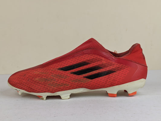 adidas X Speedflow .3 Laceless FG Meteorite - Red/Core Black/Solar Red