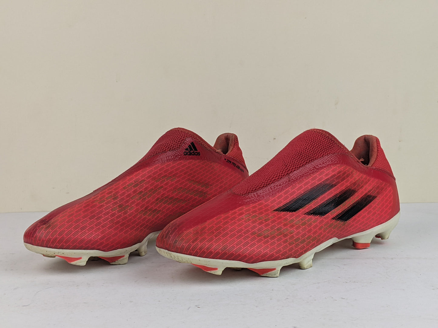 adidas X Speedflow .3 Laceless FG Meteorite - Red/Core Black/Solar Red