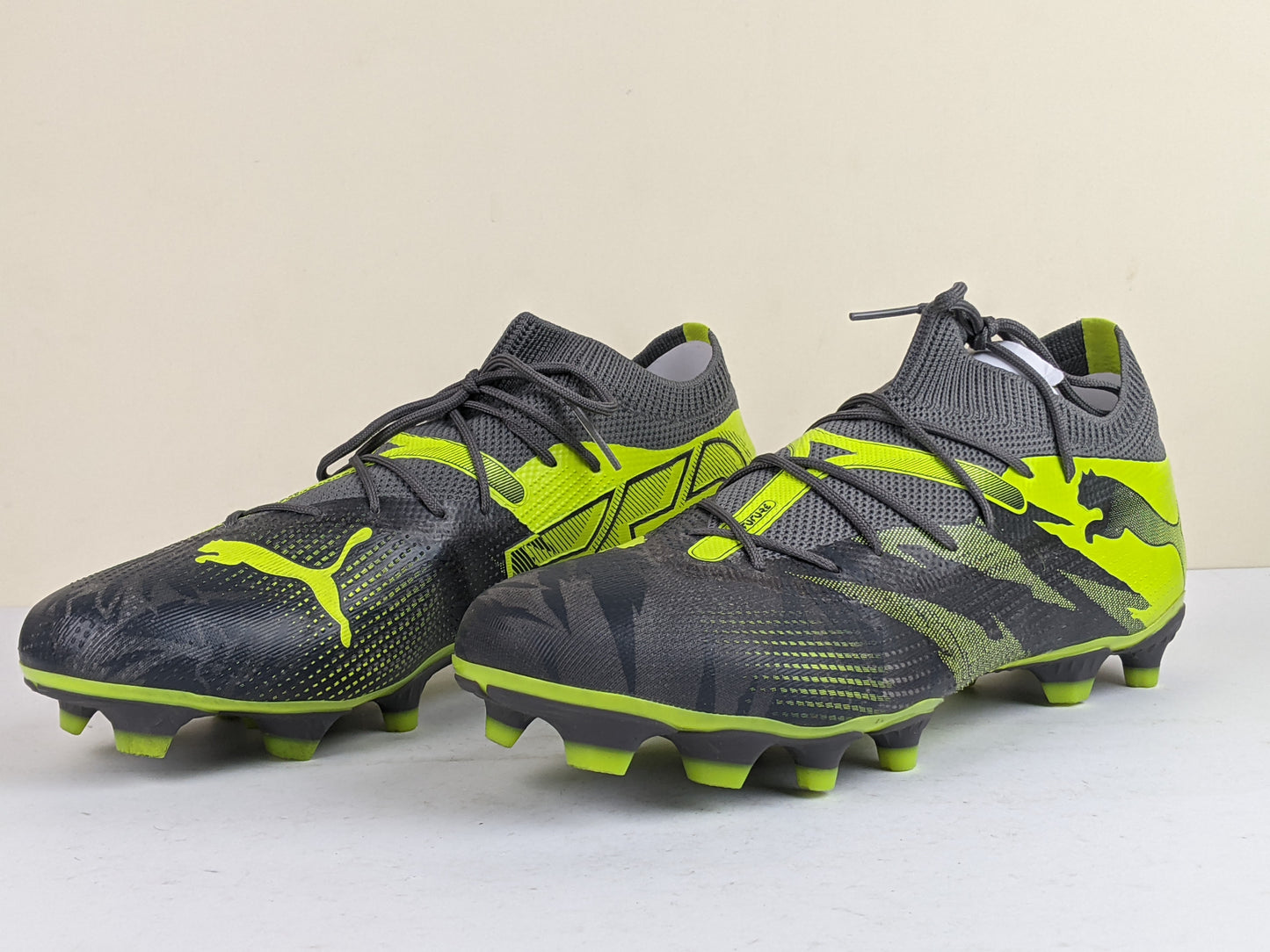 PUMA Future 7 Match FG/AG Rush - Strong Gray/Cool Dark Gray/Electric Lime LIMITED EDITION (New)