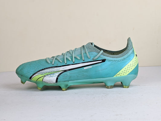 PUMA Ultra Ultimate FG/AG Pursuit - Electric Peppermint/PUMA White/Fast Yellow