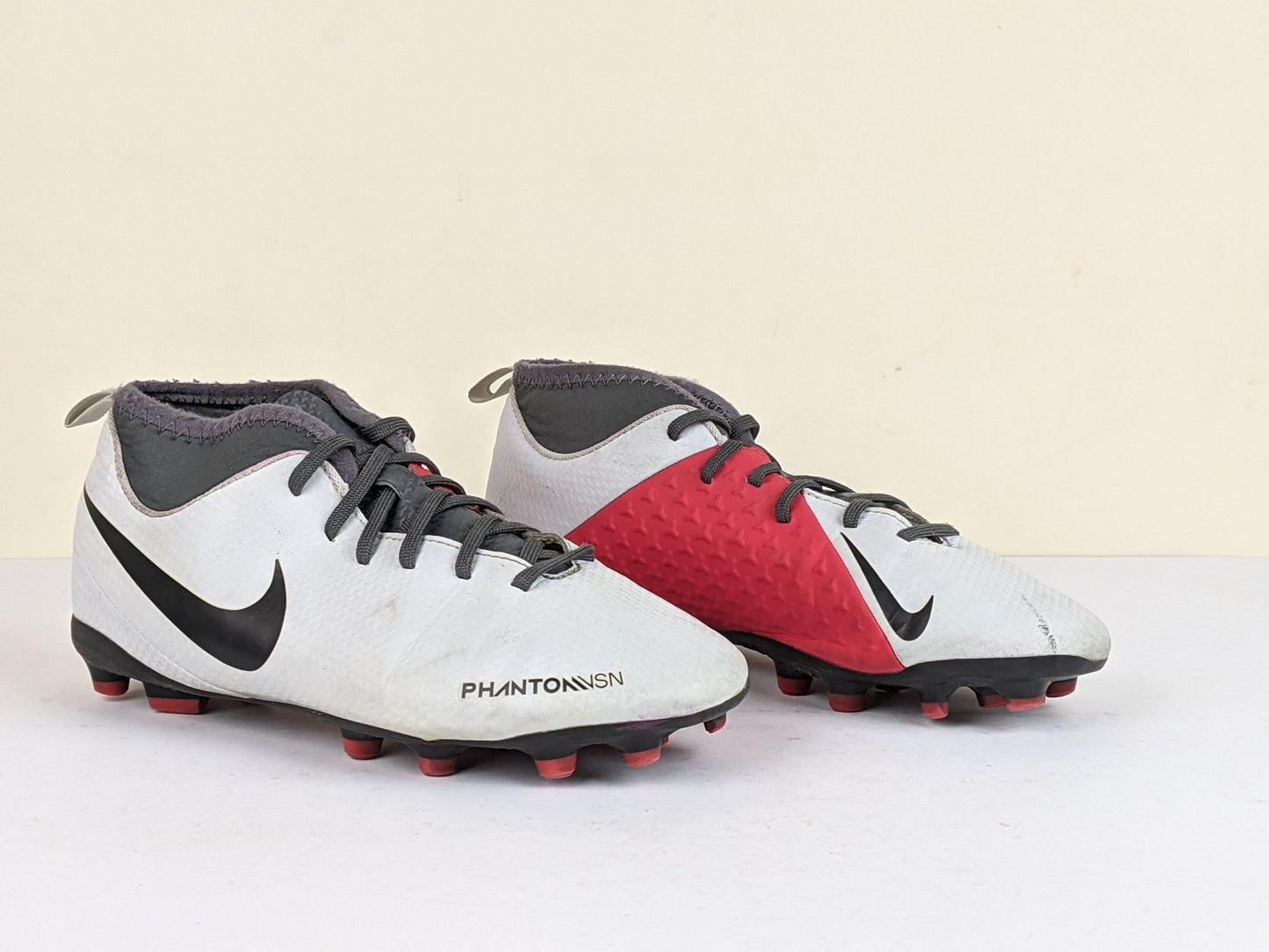 Nike Jr Phantom VSN Club FG 'Grey/Red