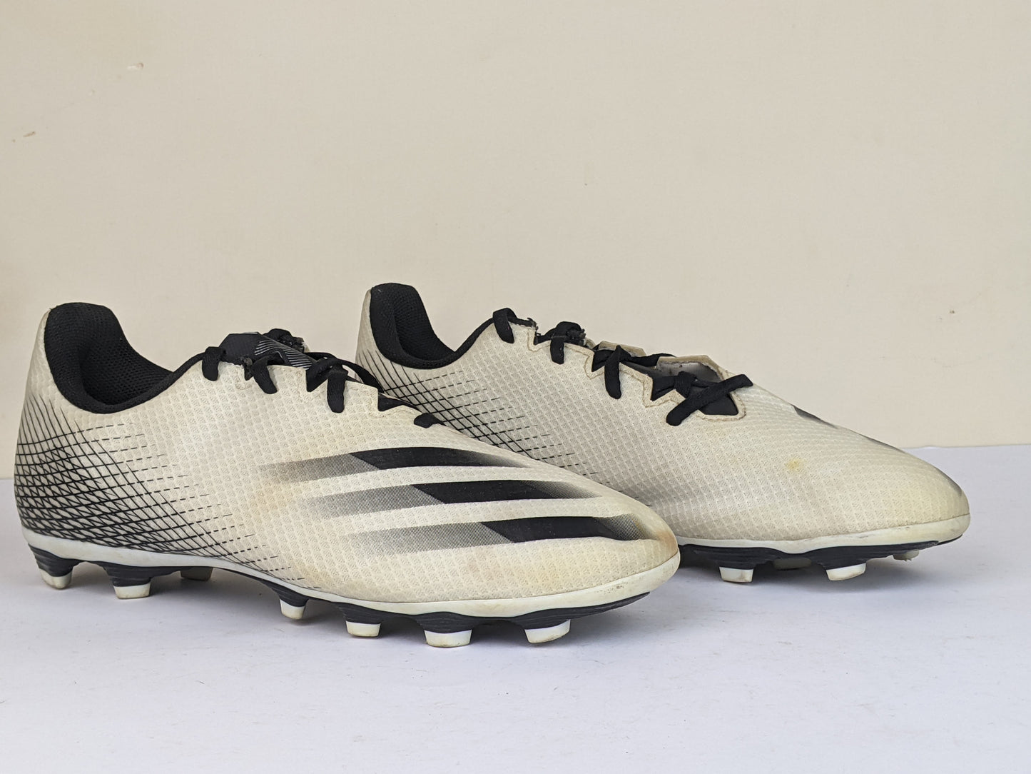 adidas X Ghosted .4 FG/AG Inflight - Footwear White/Core Black/Silver Metallic